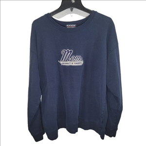 Dubwear Vintage Mom University Of Toronto Crewneck Navy Sweater